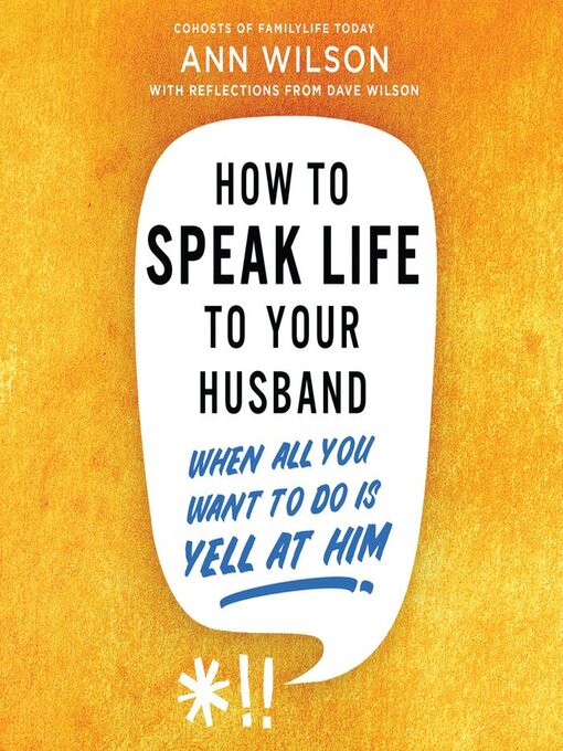 Cover image for How to Speak Life to Your Husband